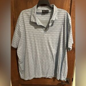 Van Heusen Gray Polo Shirt Classic Knit Design